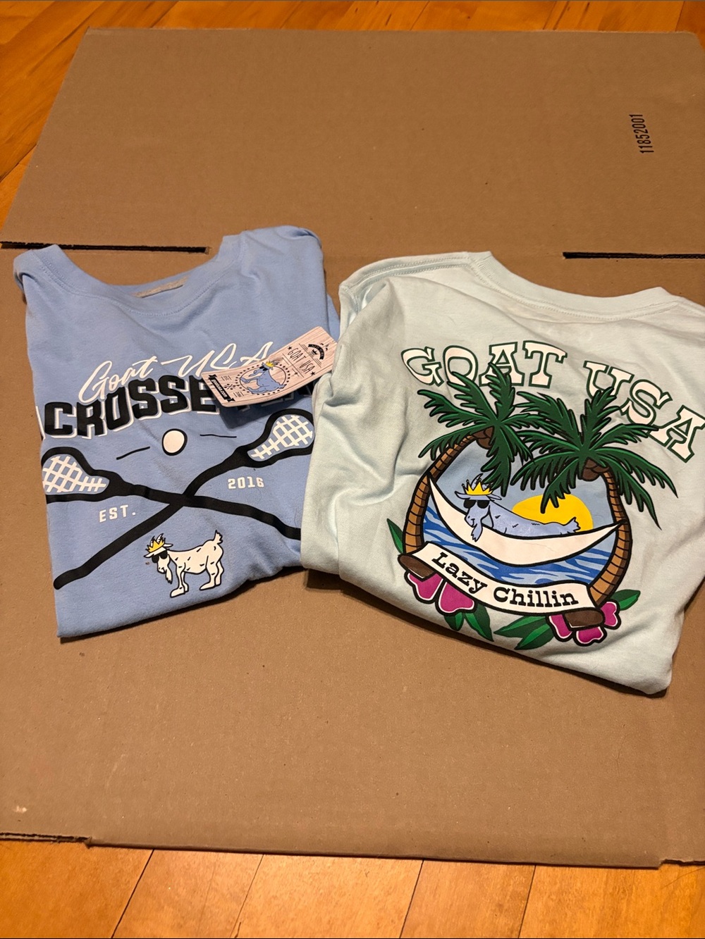 Goat USA Kids' Light Blue 'Lazy Chillin' Short-Sleeve Graphic Tee